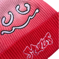 DYED FACE BEANIE